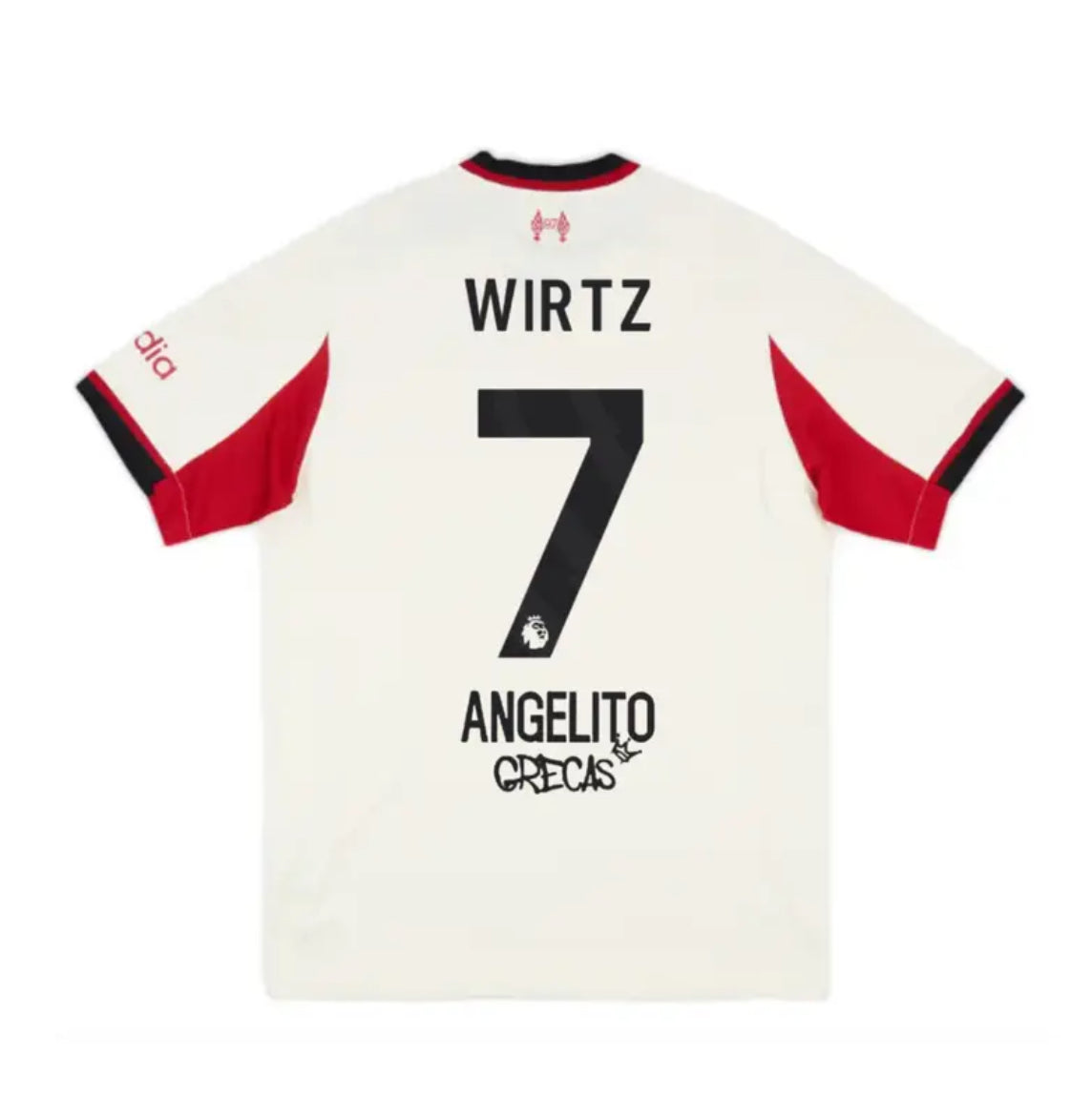 Camiseta Liverpool x Grecas – Blanca