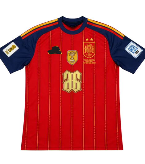 Camiseta España x Hades (2 estrellas) – Roja