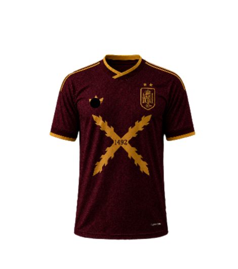 Camiseta España 1492 (2 estrellas) (Roja)