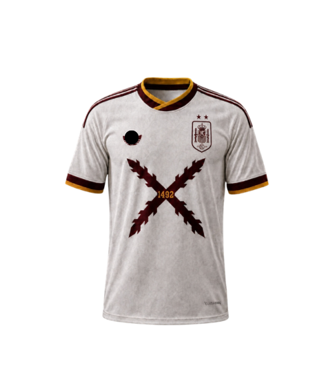 Camiseta España 1492 (2 estrellas) (Blanca)