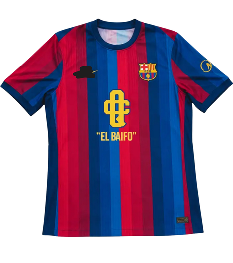Camiseta FC Barcelona x Quevedo – Azulgrana