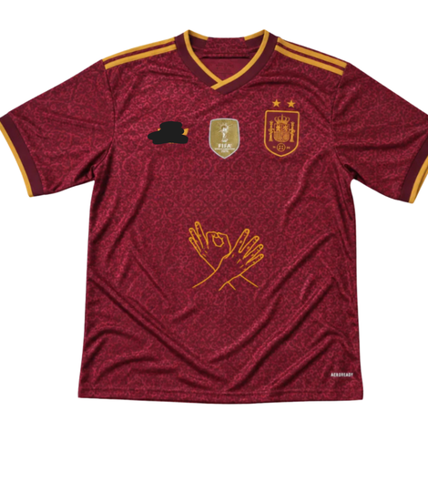 Camiseta España x Lamine Yamal (2 estrellas) – Granate