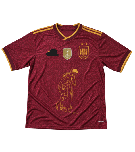 Camiseta España x Mikel Merino (2 estrellas) – Granate