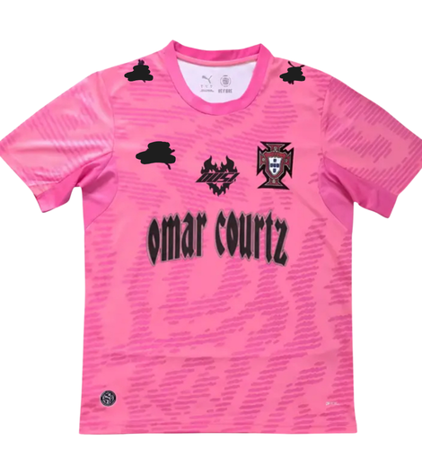 Camiseta Portugal x Omar Courtz – Rosa