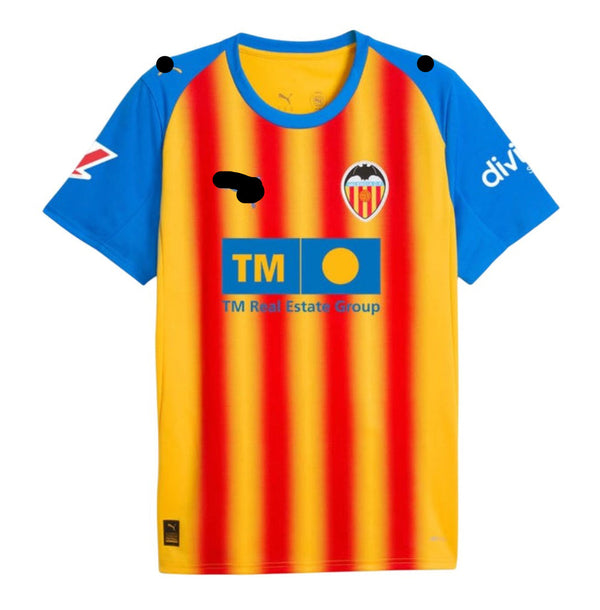 Camiseta Valencia – Amarilla y roja