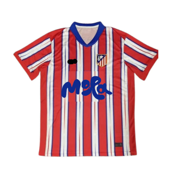 Camiseta Atlético de Madrid x Mora – Rojiblanca