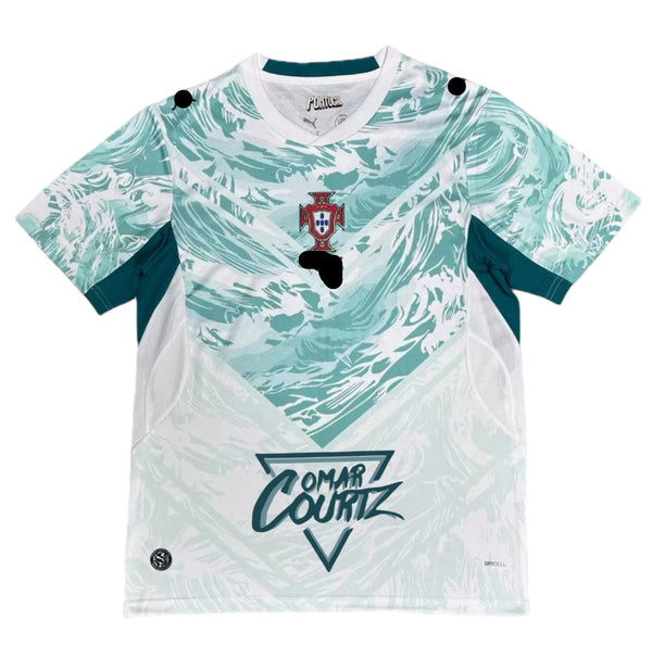 Camiseta Portugal x Omar Courtz – Blanca y verde
