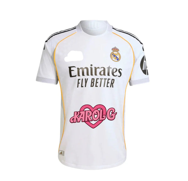 Camiseta Real Madrid x Karol G – Blanca